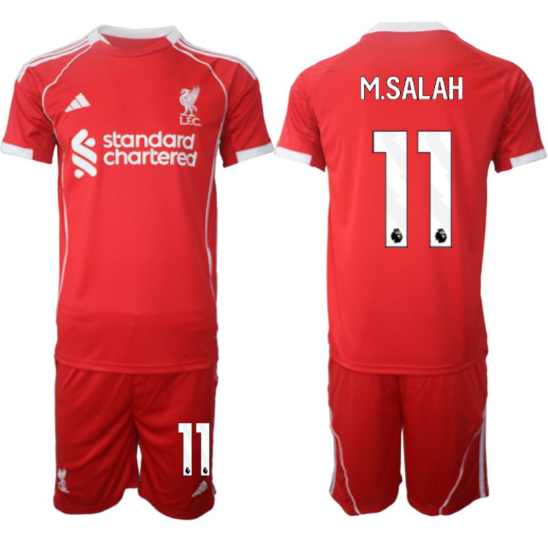Men 2025-2026 Season Club Liverpool home red #11 Soccer Jerseys